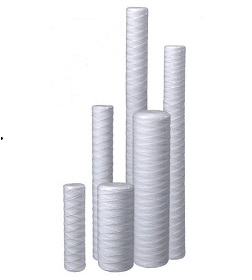 String wound filter cartridge in